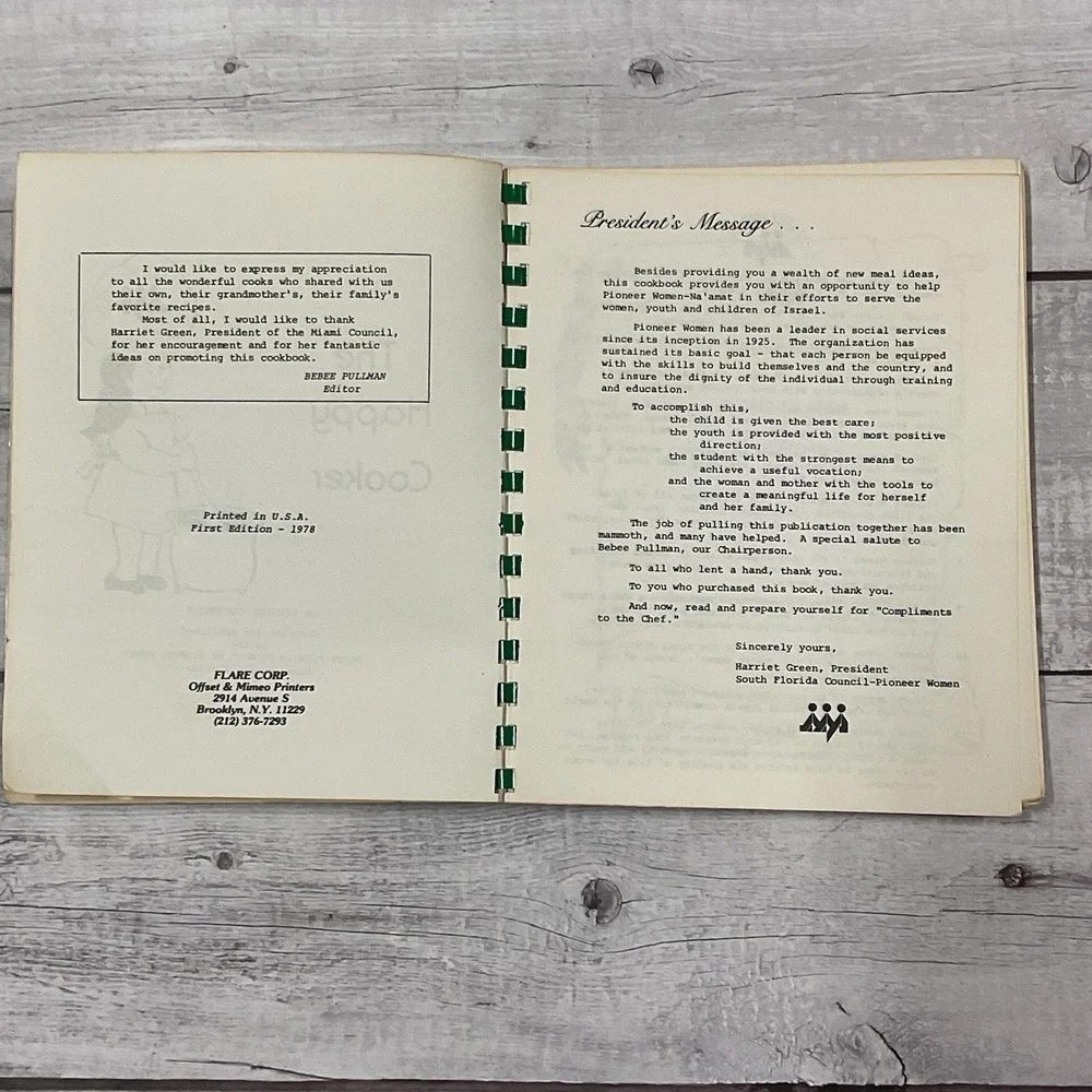 The Happy Cooker South Florida Council Of Pioneer Women Kosher Cookbook Miami